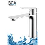 BCA Armatür Lüks Krom Sabit Aç Kapa Kısa Lavabo Bataryası – Su Tasarruflu, Dayanıklı, Modern Tasarım