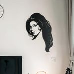 BCDHOMEDECOR,Amy Winehouse Metal Duvar Dekoru – Kadın Figürlü Büyük Rustik Asılı Panel – Ev & Müzik Stüdyosu İçin Dekoratif Sanat – Kişiye Özel İç Mekan Tasarımı ((65-95cm))