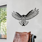 BCDHOMEDECOR,Kartal Metal Duvar Dekoru – Heykel & Şık Plaka Tasarım – Kuş Figürlü Poster – Ofis ve Oda İçin Geometrik Sanat – Açık Alan & Hediyelik Ürün (27-50cm)