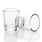 BCnmviku Likör Bardağı Cam 5 cl/50 ml Set Shot Bardağı - Bulaşık Makinesinde Yıkanabilir - Votka Tekila (2) için Bardaklar