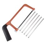 BCOATH 1 Set Pratik Çocuk El Testeresi Mini Demir Testeresi 5 Yedek Ve Kız Çocukları İçin Ahşap İşleme I