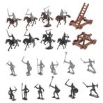 BCOATH 1 Takım Asker Modeli Minik Insanlar Figürler Mini Insanlar Figürleri Insanlar Çocuklar Için Figürler Mini Insanlar Modelleri Peyzaj Dekorları Kum Masa Insanlar Modeli