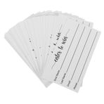 BCOATH 100 Adet Etkinlik Giriş Formu Kartları Boş Oy Pusulası Kartları Çekiliş Bilet Sayfaları Için Çok Amaçlı Oylama Kartları