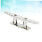 BCOATH 5 Paslanmaz Çelik Dock Cleats Açık Tabanlı Koç Gemi Rıhtım Kelepçeleri Tekne Iskelesi Yüzer Tekne Bağlama Aksesuarları Atel Metal Dock Cleats Pano Tampon Deniz Küçük Tekne Çapa