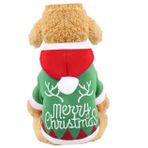 BCOATH Köpek Noel Bez Kış Için Köpek Montları Köpek Noel Kıyafeti Noel Köpek Giyim Köpek Kostü ü Sevimli Köpek Kostümleri Büyük Köpekler Için Köpek Kostümleri Gömlek Chihuahua Geniş Köpek