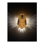 BCOVERART Pilli Led BEYAZ BAYKUŞ Aplik Özel 3D Üretim Gün Işığı Lamba BAYKUŞ