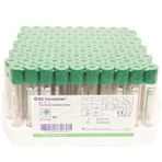 Bd 10ml Lithium Heparinli Vakumlu Kan Alma Tüpü Yeşil 100lük Paketlerde