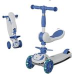 B&D Açık Mavi Koltuklu Katlanabilir Scooter