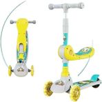 B&D Beyaz Çocuk Katlanabilir Oturmalı Denge Aracı Scooter