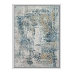 BD DİGİTAL Vintage Desenli Halı, Pamuk Dokuma Pamuklu Taban Dekoratif Halı Kilim 4 - 180 x 200
