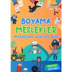 BD Kitap Çocuklar Için Meslekler Boyama Kitabı 1 - Ingilizce Kelimelerle