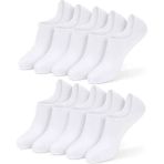 B&D Socks Erkek 10 Çift Görünmez Çorap - 40 - 45 - 1BW-Beyaz