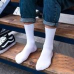 B&D Socks Erkek 4'lü Paket Beyaz Tenis Spor Çorabı - 40 - 45