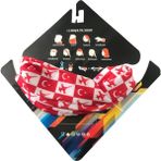 Bd Tekstil Türk Havacılığı Kırmızı Beyaz Fular Bandana - 38 / 30 - Block