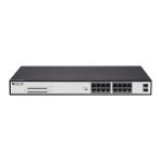 Bdcom S1518-16P 16 Port 10/100/1000 16 Port Poe 2 Port Gıgabıt Uplınk 240W Yonetılemez Rack Mount Swıtch