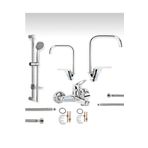 BDL ARMATÜR SÜRGÜLÜ DUŞ BANYO LAVABO MUTFAK BATARYASI MUSLUĞU 4’LÜ SET