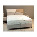 BDP Home Yatak Pedi ve Şiltesi 22 cm Yükseklik Örme Kumaşla Sade Beyaz Tasarım - 90 × 190 cm