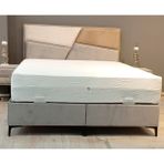 BDP Home Yatak Pedi ve Şiltesi Çift Kişilik 22 cm Yükseklikle Örme Kumaş ve Yaysız Tasarım - 120 × 200 cm