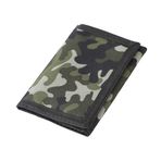 bdqpin cüzdan,Doğum Günü Hediyeleri Cüzdan,Erkekler için Çocuk Cüzdanları,Çocuklar için RFID Trifold Canvas Açık Spor Cüzdan,Sihirli Etiketli Ön Cep Cüzdanı, Yeşil Kamuflaj, Üç Katlı Cüzdan