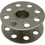 BDR 270010 Düz Makine Metal Beyaz Tırnaksız Masura