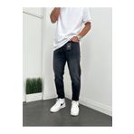 BDRMAN Boyfriend Siyah Taşlamalı Kot Pantolon
