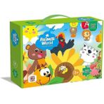 BDZ Mall Hayvan Dünyası 100 Tablet Çocuk Bulmaca Oyuncakları Eğitim 3-12 Yaşında Uygun Ahşap Yapboz