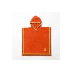 Be-0818-Org %100 Pamuk Turuncu 65X65 Cm Çocuk Panço Havlu