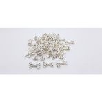 Be Beauty Krem Renk Siyah Puantiyeli 50 Adet Fiyonk Papyon (2,5 x 3,5 Cm)