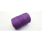 Be Beauty Mor Renkte 3 mm Polyester Makrome Ipi (500 Gr. (+/- 25 Gr) Makaraya Sarılı Halde)