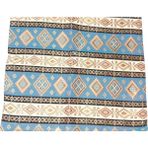 Be Beauty Şark Köşesi Için 70 x 65 cm 4 Adet Kilim Motifli Mavi Goblen Yastık Kılıfı - 70x65