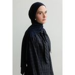 BE BLUE LACİVERT BAMBU PENYE ŞAL