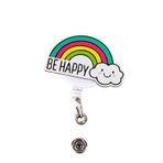 Be Happy Tasarım Ahşap Yoyo Yaka Kartı Aksesuarı Şeffaf Kart Koruyucu Hediyeli