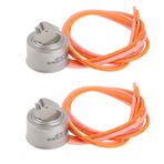 Be In Your Mind 2 adet Defrost termostat limit anahtarı GE ile uyumlu genel elektrikli buzdolabı WR50X10068 buzdolabı buz çözme termostatı ile uyumlu