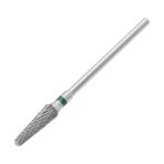 Be In Your Mind Freze Kesici Ucu Sert Metal Freze Kesici 2,35 mm Manikür Matkap Ucu Güzellik Tırnak Matkabı Jel Tırnak Eti ve Paneli Çıkarmak için Elektrikli Manikür (Yeşil C Kaba Dişler)