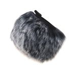 Be In Your Mind Kürklü Kaydedici Ön Cam Muff Değiştirme Zoom H1n/H1 ile Uyumlu Kullanışlı Taşınabilir Dijital Kaydedici Kürklü Mikrofon Ön Cam 10x7cm/3.94x2.76 inç