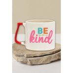 "be Kind" Nazik Ol Pozitif Arkadaşa Sevgiliye Doğum Günü Hediye Kırmızı Kulplu Kupa Bardak