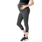 Be Mammy BE20-161 Viskoz Koyu Melanj Kadın Hamile Taytı