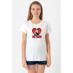 Be Mine Michael Myer Beyaz Kadın Bisikletyaka Tshirt