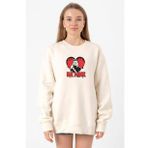 Be Mine Michael Myer Ekru Kadın 2ip Sweatshirt