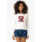 Be Mine Michael Myer Ekstra Uzunkol Sweatshirt Ekru