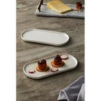 Be Original Pera 22 cm 2’li Oval Sunum Tabağı | Premium Porselen | Toksinsiz & Doğal |