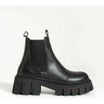 Be Style Gwenn Kadın Siyah Lastik Detaylı Bot