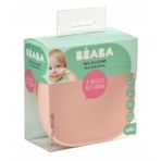Beaba Pink Silikon Vakumlu Kase