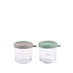 Beaba Sage Green Gazelle Cam Bebek Mama Kavanozu 2'li Set 250 Ml