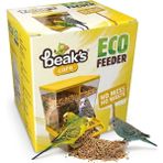Beaks Akıllı Yemlik Bütün Kuşlar Için Kullanılır - 1 Adet - Sarı