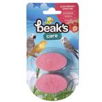 Beaks Kuşlar İçin Çilek Aromalı ikili Gaga Taşı