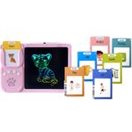 BEALIFE Konuşan Flaş Kartlar Okul Öncesi Çocuklar İçin Erken Eğitim Seti Konuşan Tablet ABS Konuşan Flaş Kartlar Erken Eğitim Oyuncakları , pembe-224 kart