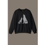 Bear and Wolf God of War Ragnarök Kısa Kollu Baskılı Erkek Baskılı Sweatshirt
