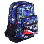 Bear Deer BD-CN0236 Renkli School Dinosaurus Çift Gözlü Sırt Çantası