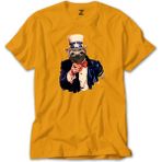Bear Sam Amca Sarı Tişört Liyada - 3XL